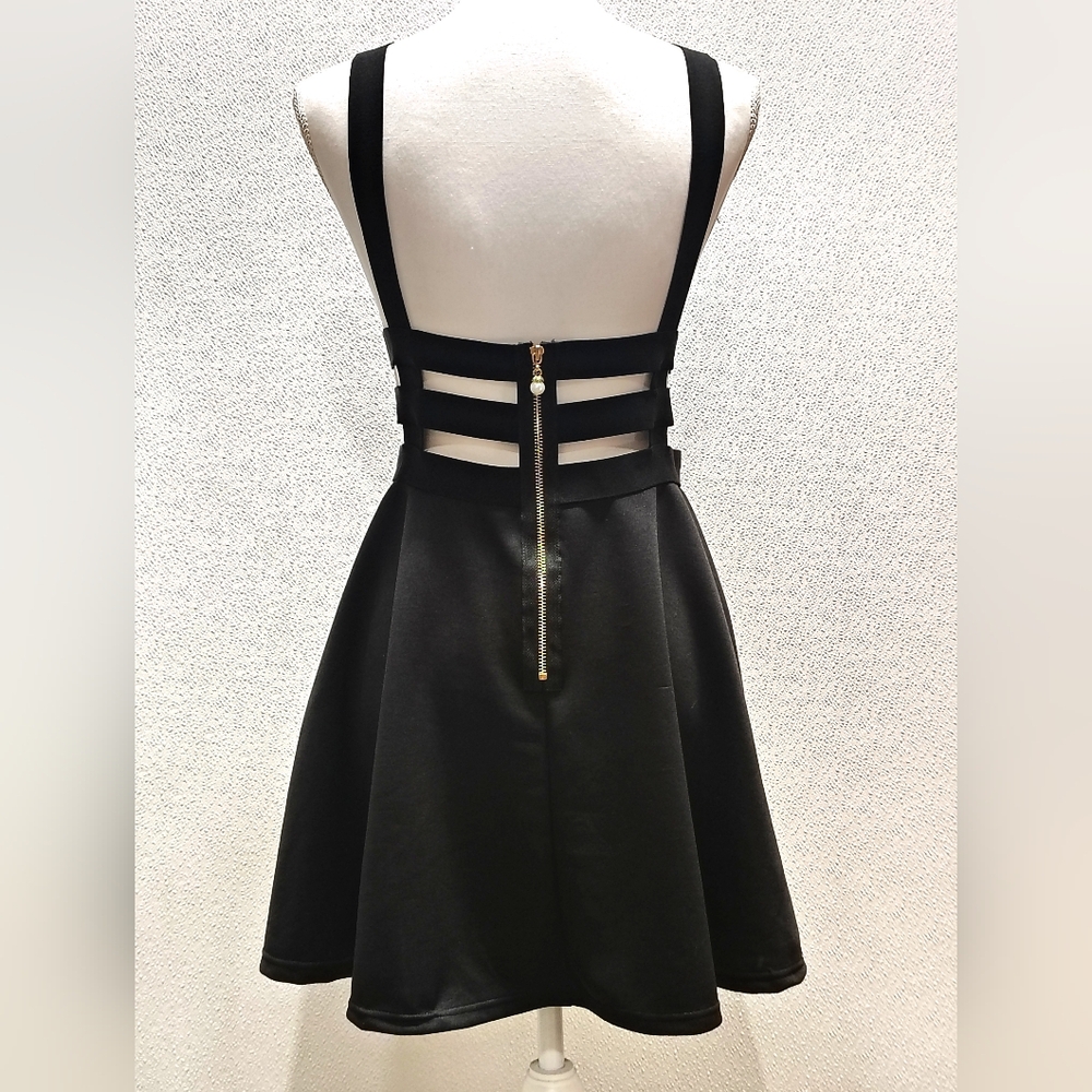 Blue Tide Suspender High Waisted Skirt - Picture 5 of 5